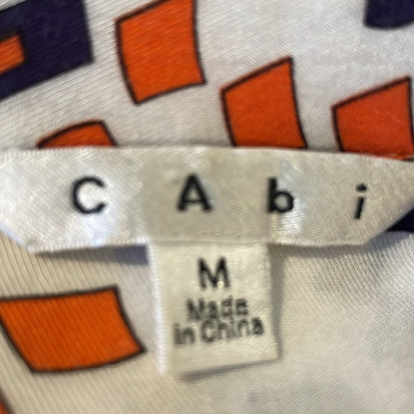 CAbi Multicolor Button Down Shirt w/ Convertible Sleeves - Picture 8 of 9